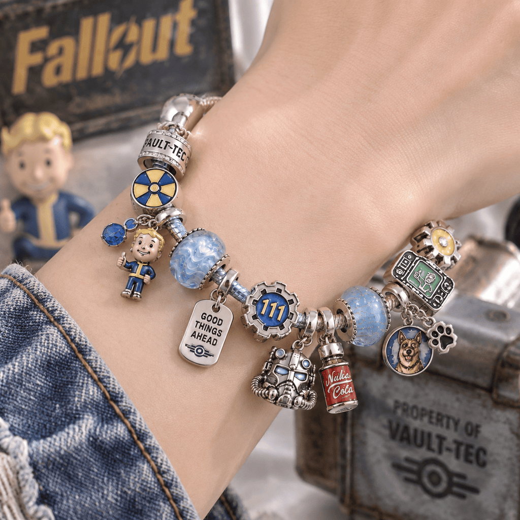 FOG Silver Charm Bracelet Set PTKL