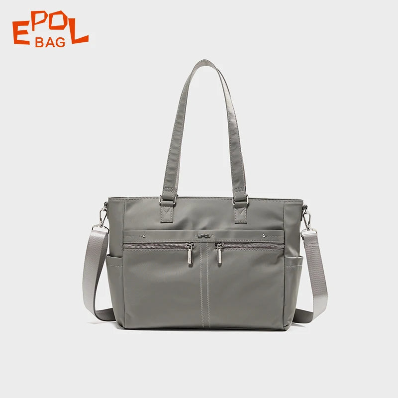 EPOL Large Multi-pocket Shoulder Bags Fashion Casual Woman's Handbag Trend Trend 2025 Office Travel Lightweight Tote Bag 6102-07