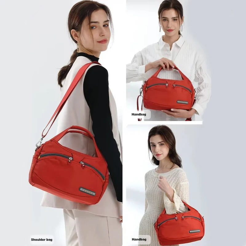 Epol Women's Handbags Large Capacity Two-way Zipper Lightweight Shoulder Bag Sports Travel Multi-purpose Crossbody Bags 2587-10