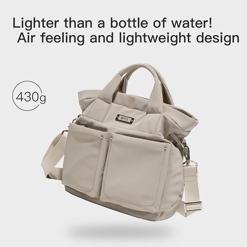 EPOL Small Tote Bag 2026 Travel Fashion Women's Handbags Casual Waterproof Large Capacity Multiple Pockets Shoulder Bags 6116-02